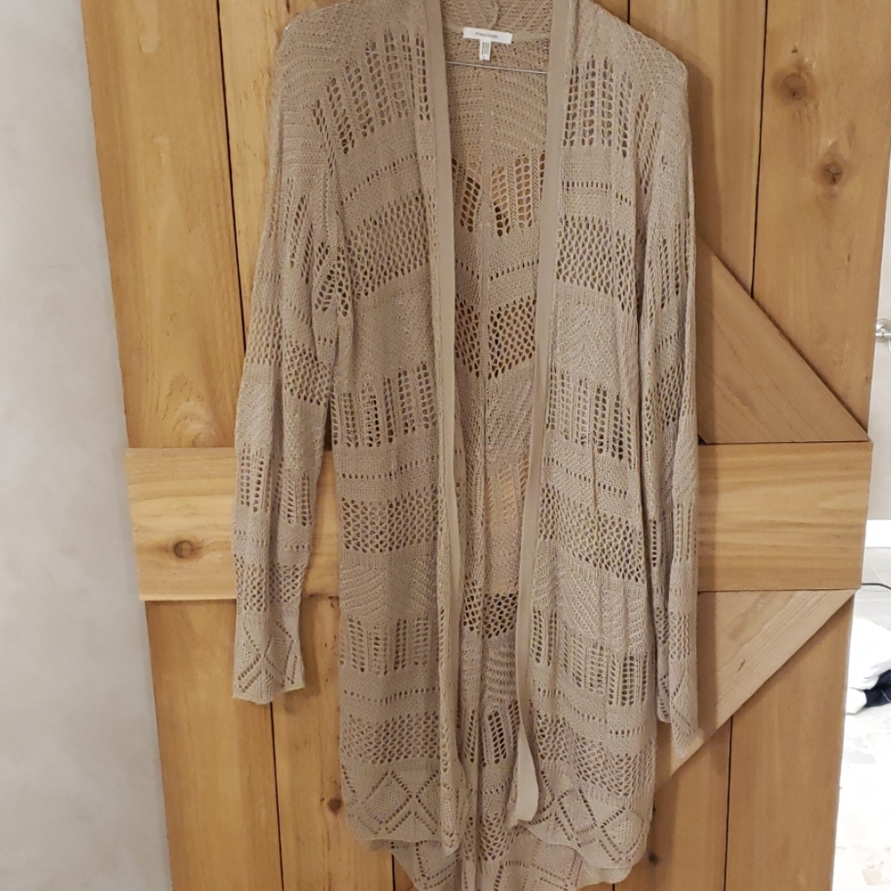 Cardigan in Tan!